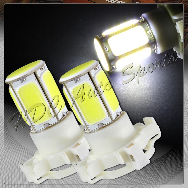 2x bmw e 90 e92 e 93 m3 py24w 6 white led cob turn signal corner light bulbs