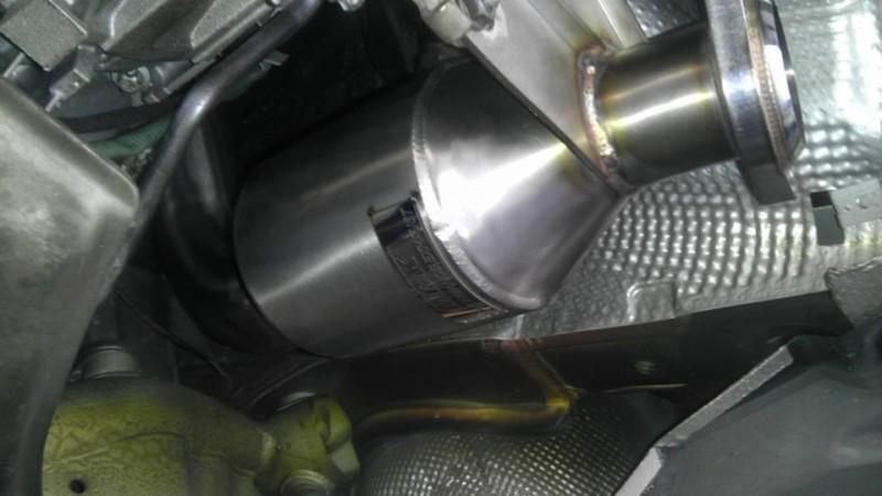  mercedes benz c250 cgi 1.8l downpipe kit