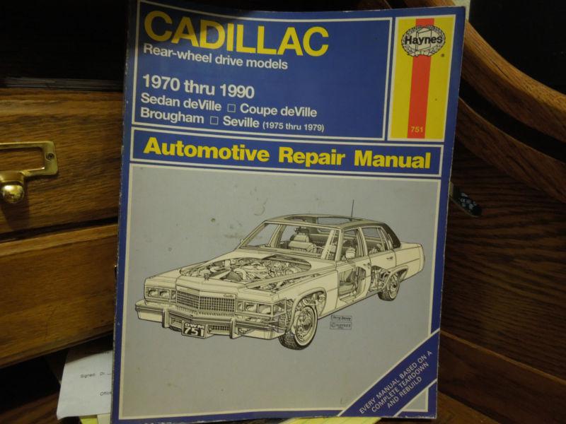 1970 to 1990 cadillac haynes repair manual