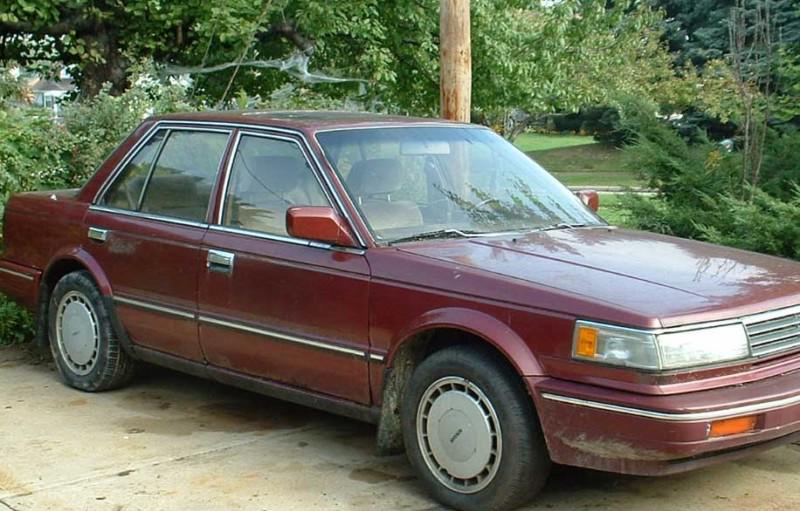 1986 87 88 nissan maxima glass rear window passenger or driver 