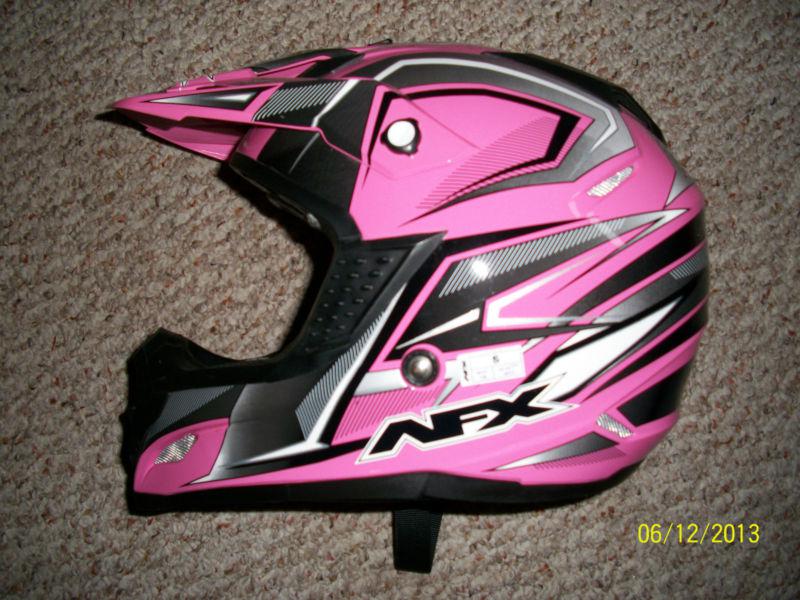 Pink afx women's size small perfect condition mx helmet! sale!