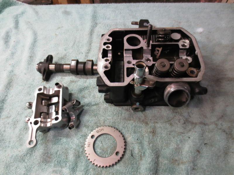 2002 honda shadow ace vt750 rear cylinder head camshafts valves nice