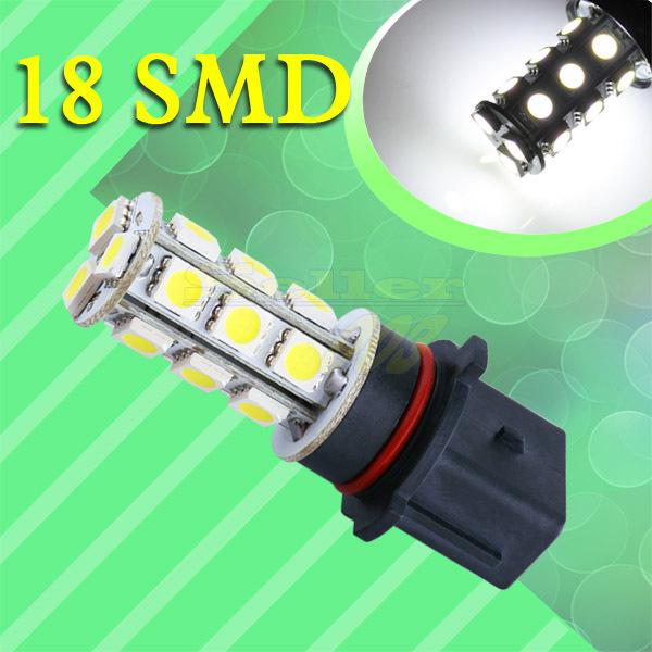 P13w 18 smd 5050 pure white camaro driving drl fog 18 led car light bulb lamp