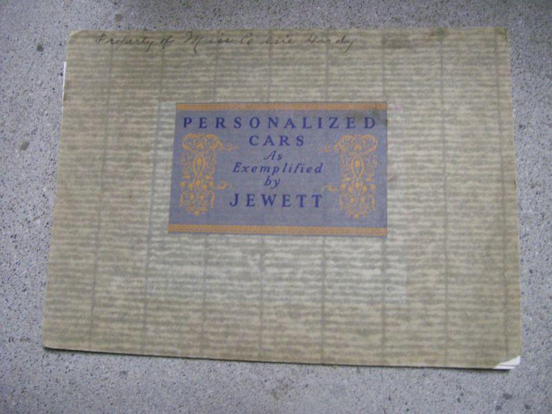 1923 1924 1925 original jewett manual personalized cars