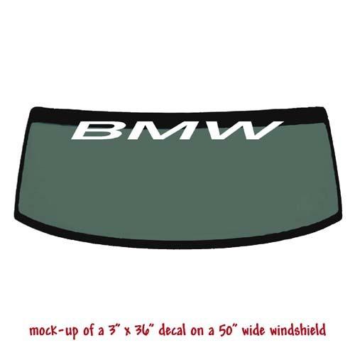 Bmw - windshield banner decal sticker v2