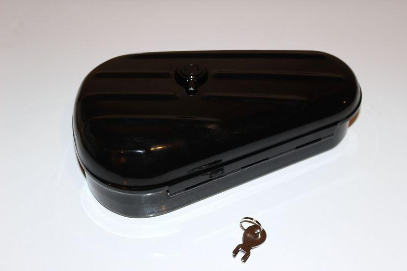 Harley oval / kidney style tool box black new 64205-40b (23)