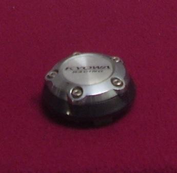 Kyowa racing wheels chrome custom center cap caps (1)