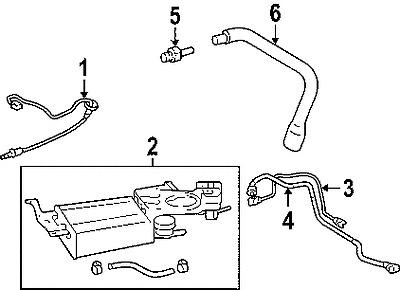 Toyota 1220422051 genuine oem factory original pcv valve