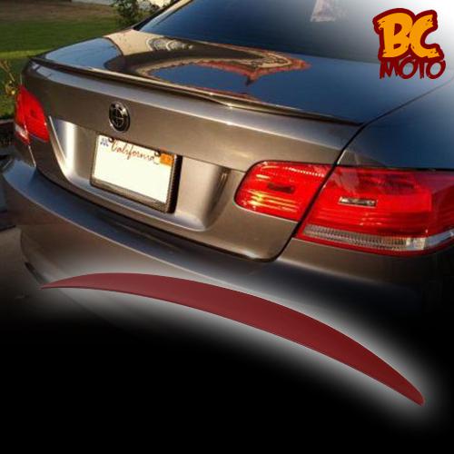 Painted e92 bmw coupe performance p type trunk rear spoiler 475 black ▼