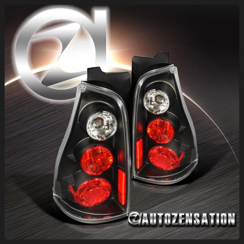 03-05 toyota 4runner black altezza tail lights rear brake lamps