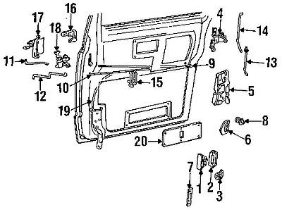 Gmc 15981051 genuine oem factory original handle, inside