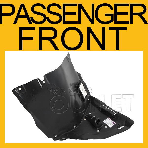 99-05 bmw e46 sedan fender liner right bm1251106 front sector 325i 330 wo awd rh