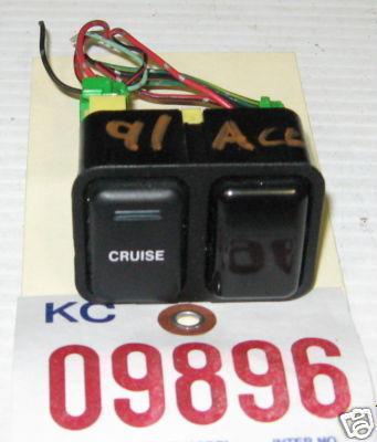 Honda 91 accord cruise control switch 1991