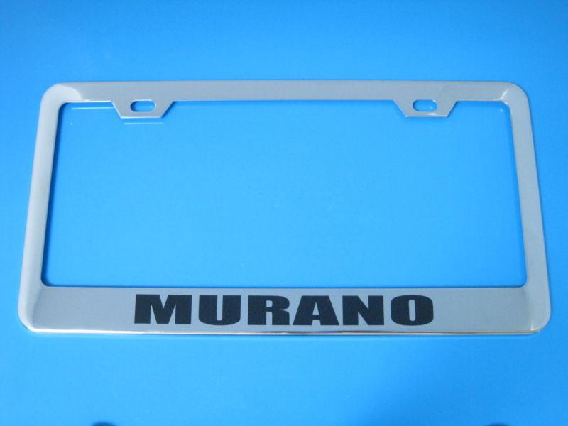 Chrome license plate frame - nissan murano