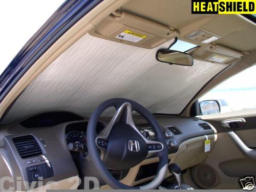 Heatshield custom sunshade for honda civic si cpe 2006 2007 2008 2009 2010 2011