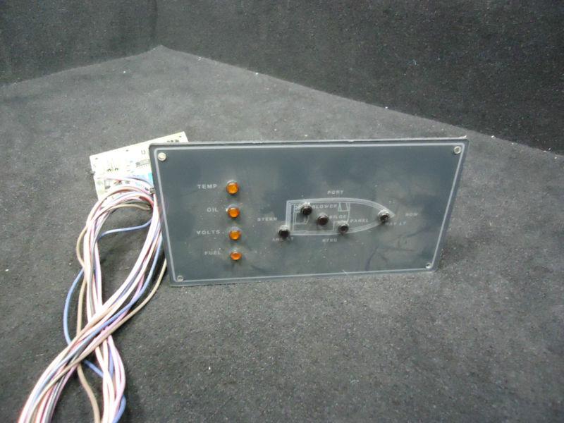 Component instrument led indicator panel 9" x 5"  marine / boat control 3