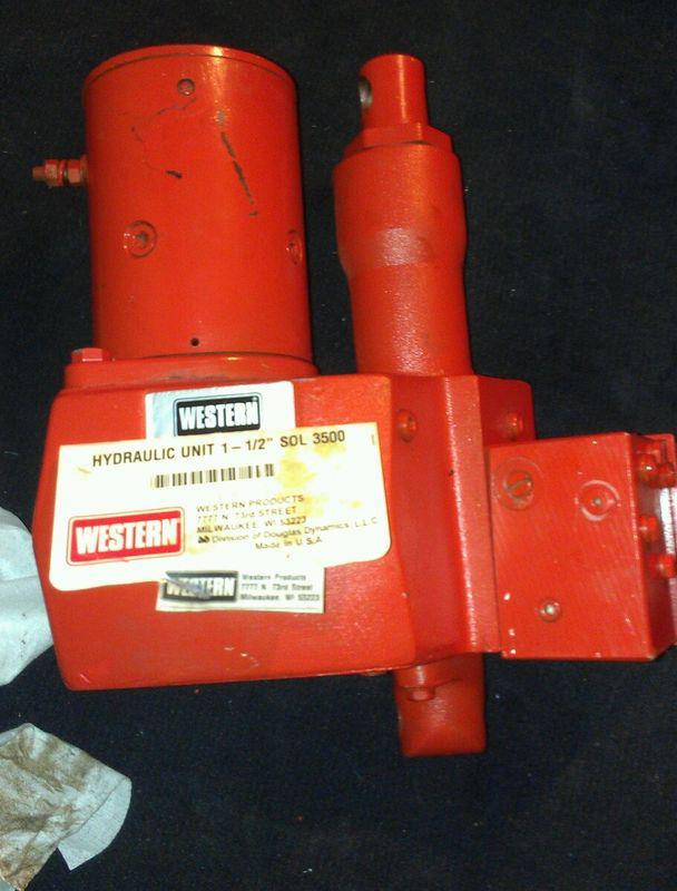 Western hydraulic unit 1-1/2 sol 3500