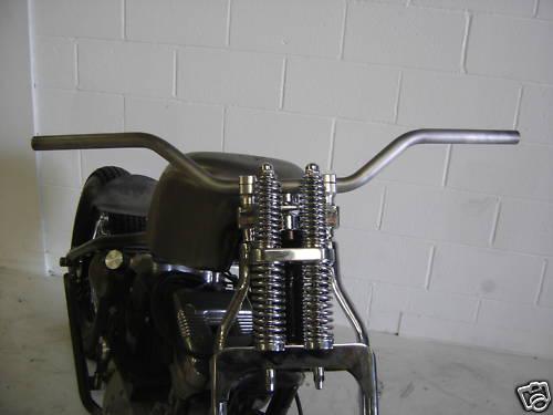 Renthal style bend handle bars bobber chopper 