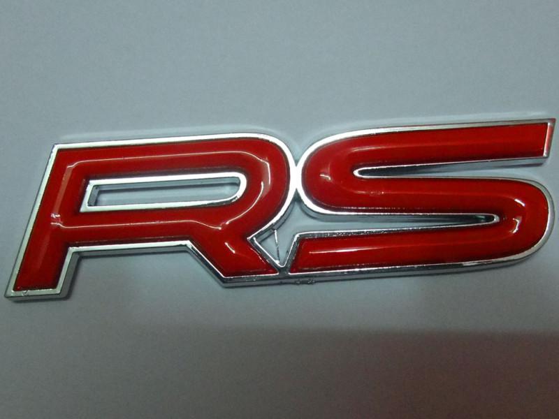 Rs trunk badge emblem 3d honda civic toyota yaris 