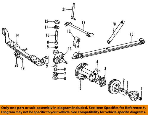 Gm oem 22064417 front shock absorber/shock absorber