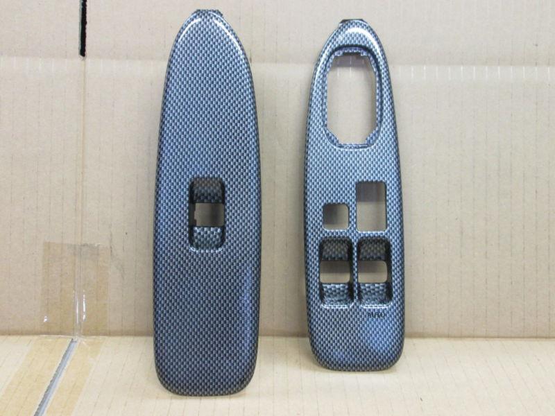 [g1507] jdm:toyota:celica:st202:carbon look finish p/w switch panels 2xset