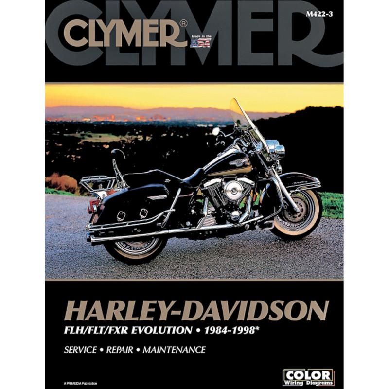 Clymer m422-3 repair service manual 1984-1998 harley flht/flt/fxr