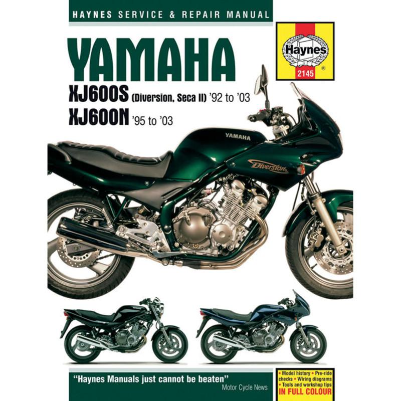 Haynes 2145 repair service manual yamaha xj600s driver 92-03/secaii 92-99