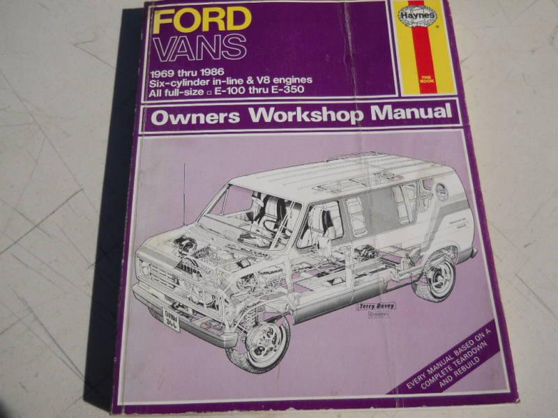 Ford vans 1969 1986 haynes repair manual