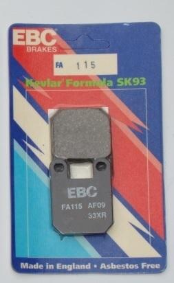 Ebc fa-115 motorcycle brake pads