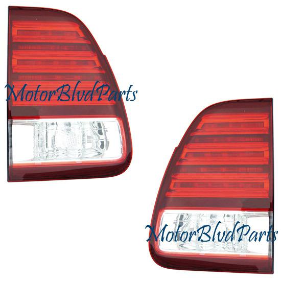 06-07 lexus lx 470 tail lights on rear gate left+right