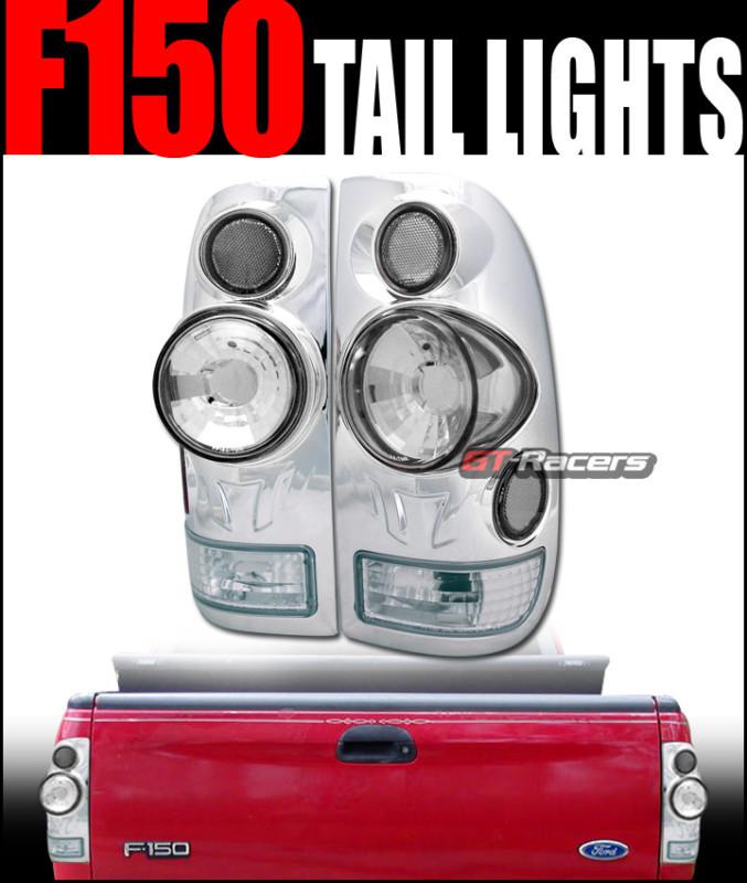 Euro clear *3d* altezza tail lights lamp 1997-2003 ford f150 f250 f350 truck cab