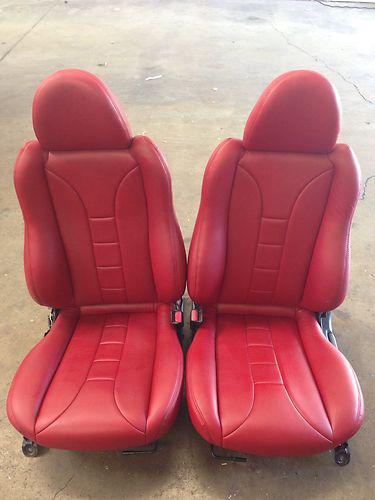 Oem edm red  honda daytona del sol seats