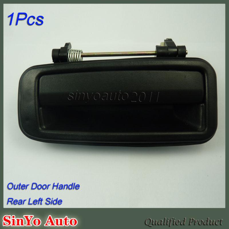 New outside outer door handle rear left rl black fit for toyota corolla 88-92