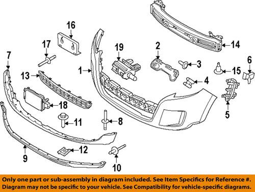 Ford oem bt4z17k945a grille-bumper grille