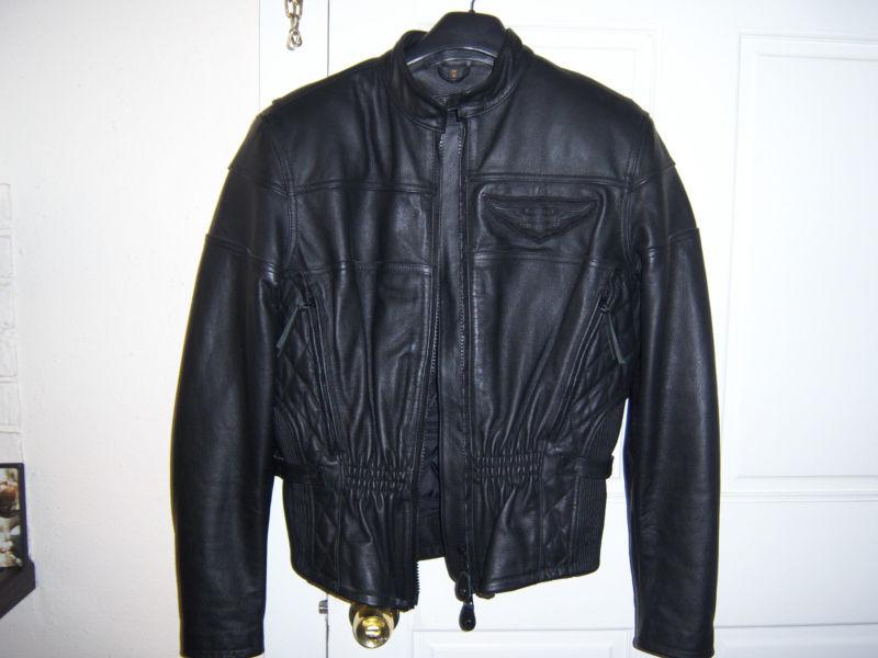 Womens 3 in 1 harley davidson  leather jacket size m