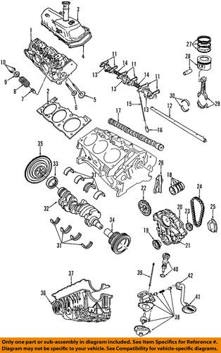 Ford oem f5tz6582e engine valve cover-valve cover