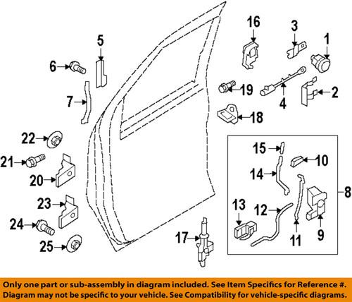 Ford oem 6c2z1521812a front door-latch