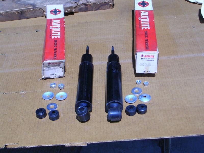 1964 nos ford autolite shock absorber (pair) c4az nibs 62? 63? fomoco