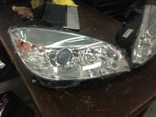 Mercedes benz c300 front lights assembly