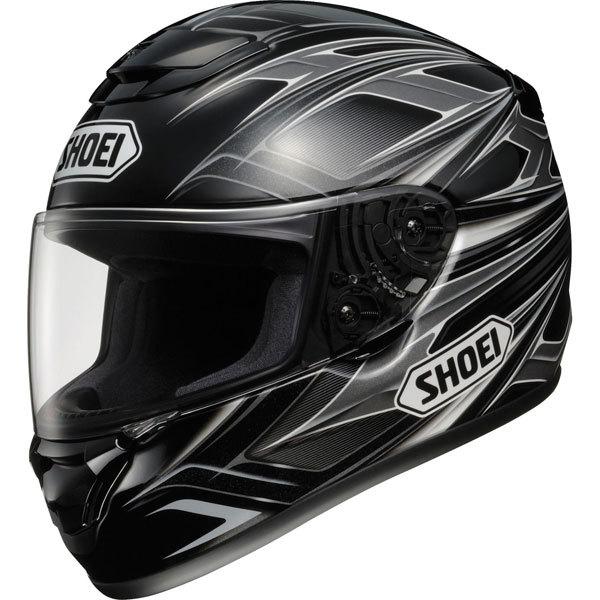 Black/silver s shoei qwest diverge full face helmet