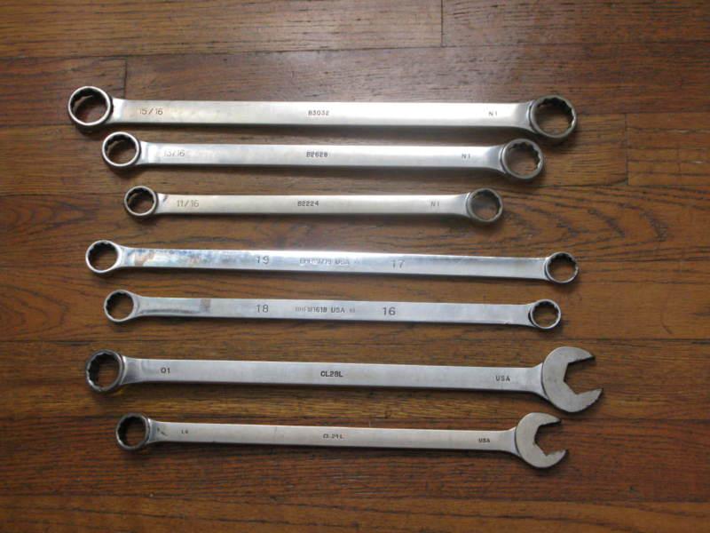 Mac tools bhfm combination & box wrenches metric sae b3032 cl28l 