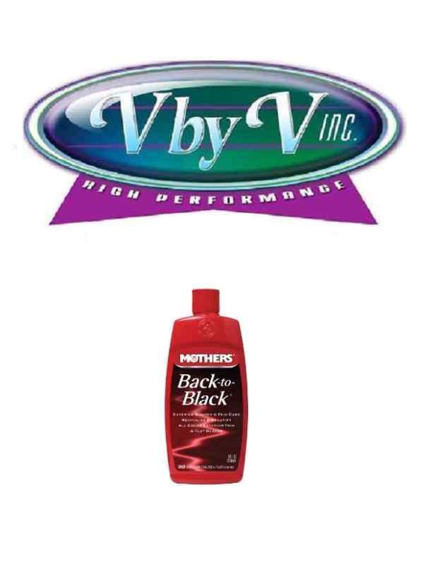 Mothers 06108 back to black trim care 8oz