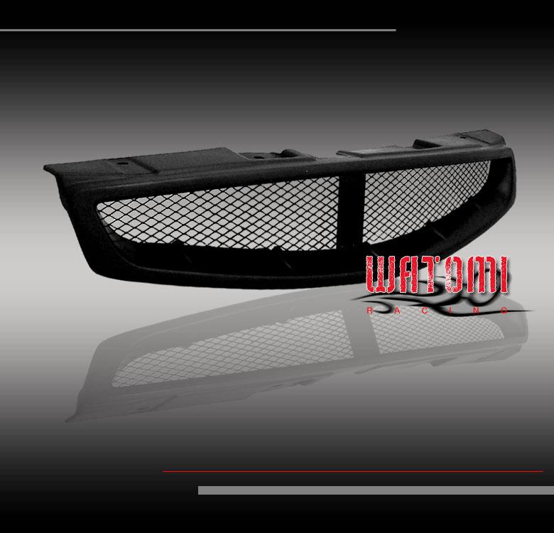 2003-2007 infiniti g35 coupe 2dr jdm sport abs front upper hood grille kit black