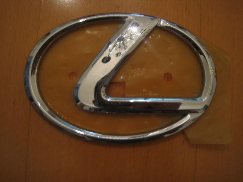 Lexus emblem oem  5 1/16" x 3 1/2"