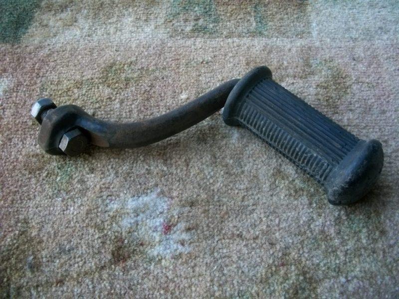 Triumph ds foot peg footpeg 750cc oif t140v 1973 