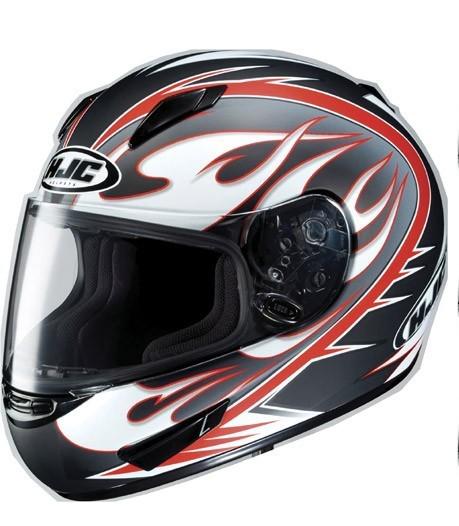 New hjc sessions street motorcycle helmet red- adult small  dot