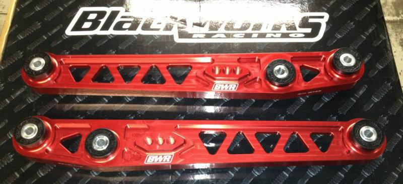 Blackworks bwr red lower control arms lca ef eg dc 88-95 civic 90-01 int