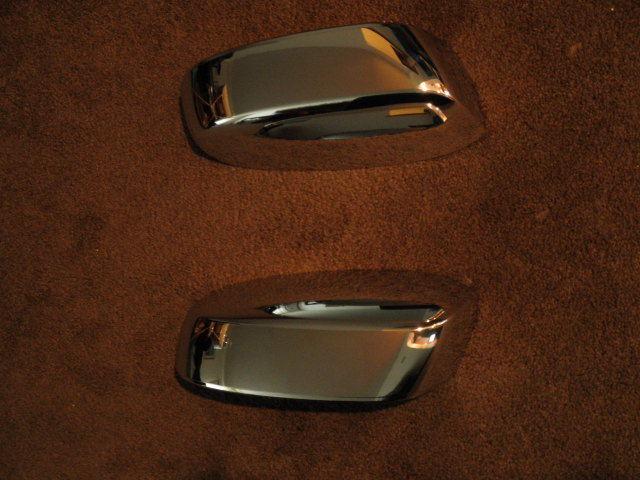 Gm 2007-2012 chrome mirror covers oem caps cap tahoe silverado suburban sierra