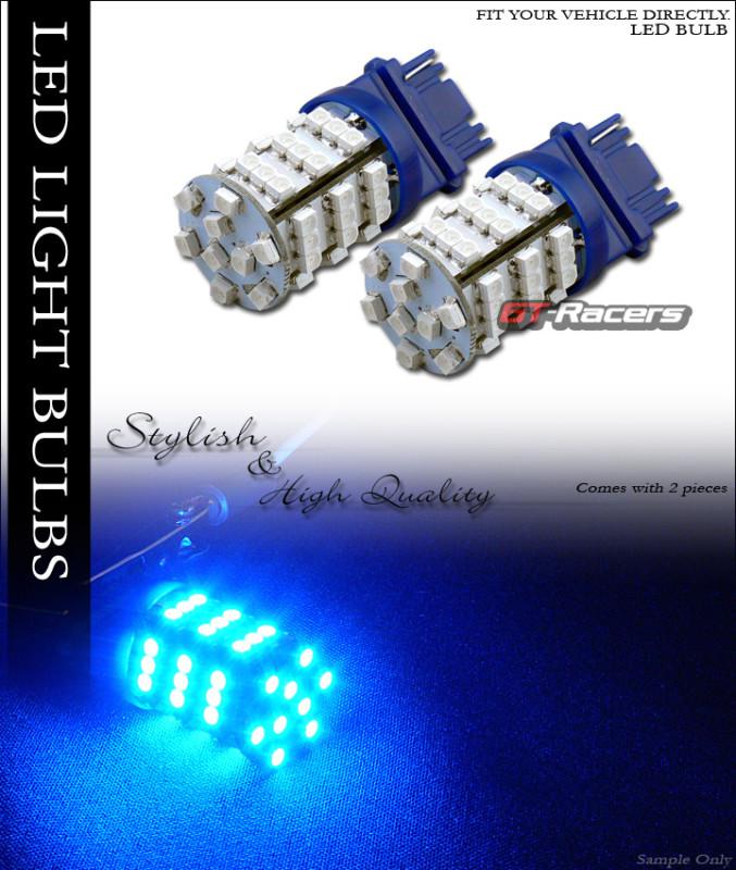 Blue 3156 54x smd led back-up/reverse tail light lamp bulbs 3456 3456ll 4156