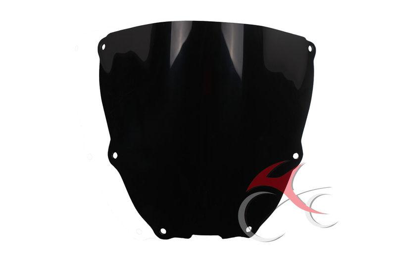 Windscreen windshield for honda vtr 1000 f 1997-2005 98 99 01 02 03 04 black new